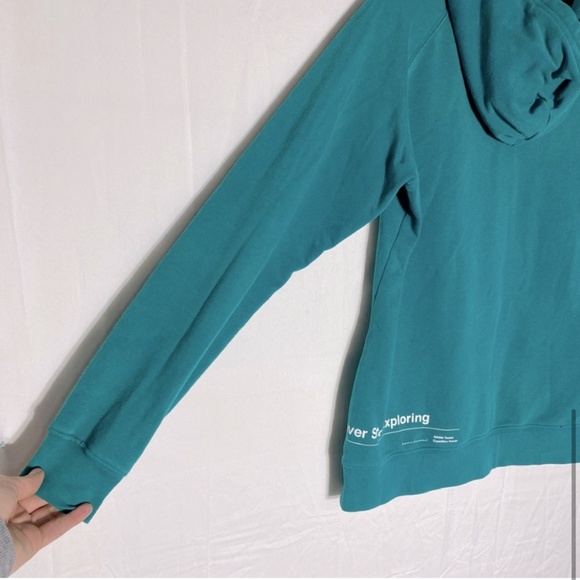 The North Face Teal Pullover Never Stop Exploring Hoodie L - Picture 12 of 15